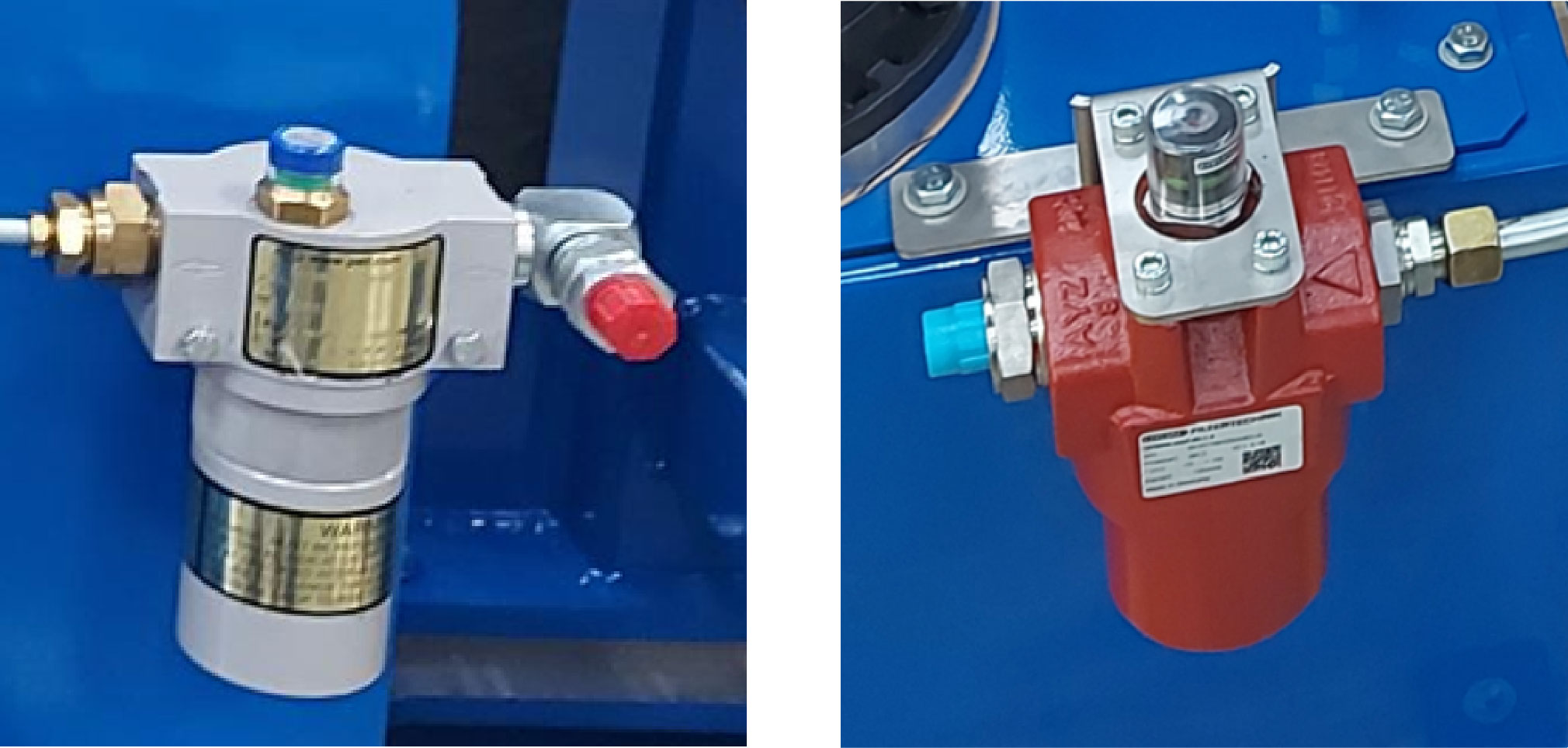 Obsolete High-Pressure Filter ----- Upgraded High-Pressure Filter  